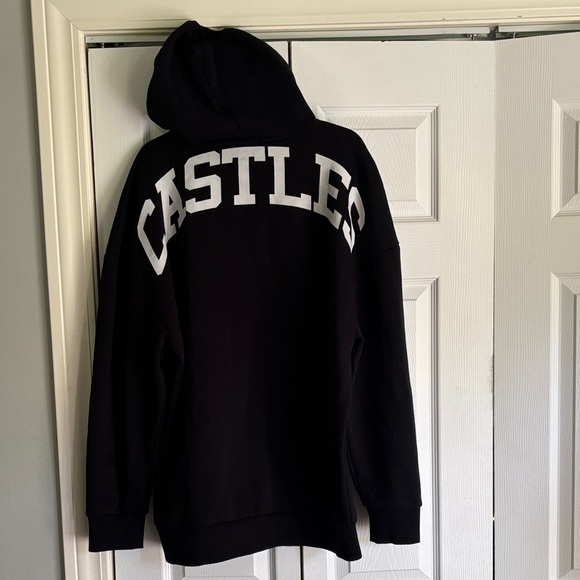 Crooks & Castles Black and Burgundy Graphic Sweater - Picture 3 of 5